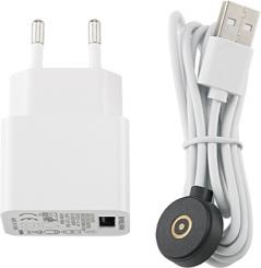 Sigor Leuchtenzubehör Easy-Connect Puk Ladekabel inkl Netzteil Weiß 1.200mm 