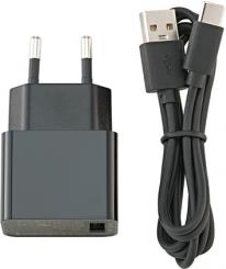 Sigor Leuchtenzubehör USB-C Ladekabel inkl Netzteil Schwarz 1.200mm 