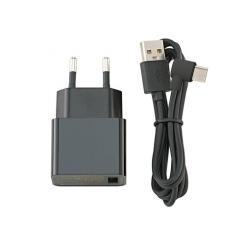 Sigor Leuchtenzubehör USB-C L Ladekabel inkl Netzteil schwarz 1.200mm 