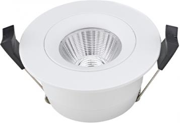 Sigor  Einbauleuchte Argent IP54 BM68/83mm weiß IP54 9W 3000K 36° 580lm Ra95 Ca / EEK: F 