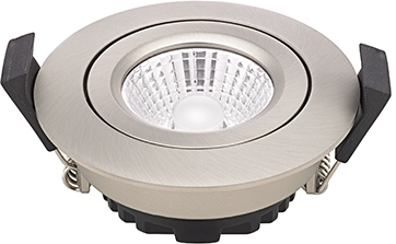 Sigor  Einbauleuchte 68 Diled 6W 370lm 2700K stahl 36° dim / EEK: G 