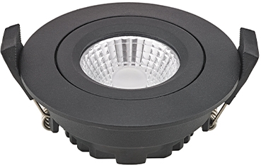 Sigor  Einbauleuchte Diled 6W 310lm 2700-2100K schwarz 36° dim / EEK: G 