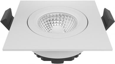 Sigor  Einbauleuchte 68 Diled Eckig 6W 380lm 3000K weiß 36° dim / EEK: G 