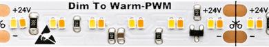 Sigor LED Flexband 20W/m Dim to warm LED-Streifen 3000-1800K 5m, 240 LED/m IP20 24V 1900 / EEK: G 