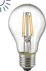 Sigor LED-Lampe 7W Normale Filament Sensor klar E27 806lm 2700K / EEK: E 