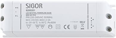 Sigor Netzteil POWERLINE BASE 60W 24VDC 180x52x30 2,5A IP20 