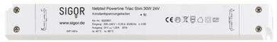 Sigor LED Netzteil/Treiber Powerline Netzteil Triac Slim 150W 24V 360x30x22mm 5,25A IP20 