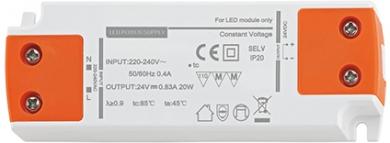 Sigor LED Netzteil/Treiber Powerline Netzteil Flat 12W 24VDC 127x50x12mm 0,5A IP20 