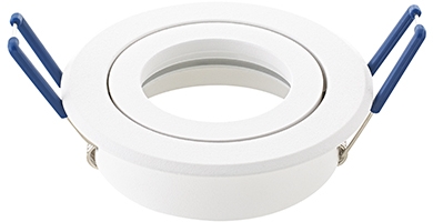 Sigor Einbauspot Einbaustrahler RING 83mm weiß, schwenkbar 