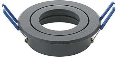 Sigor Einbauspot Einbaustrahler RING 83mm schwarz, schwenkbar 