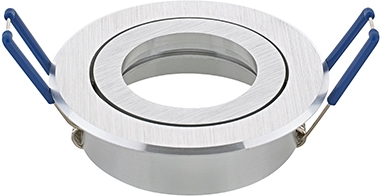 Sigor Einbauspot Einbaustrahler RING 83mm alu gebürstet, schwenkbar 