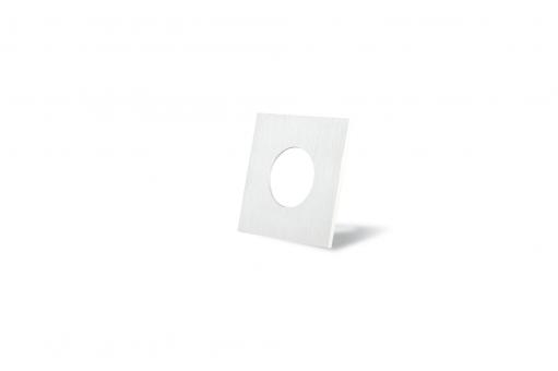Dotlux  Zierring für Circle Multi eckig aluminium gebürstet 