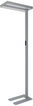 Dotlux LED-Stehleuchte ASSISTsensor 60W 8750lm 4000K silber 5500lm up / 3250lm down CUTPOLE 