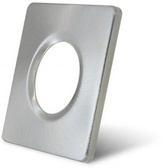 Dotlux Zierring für MULTISCREW eckig Edelstahl gebürstet 