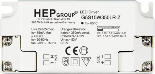 HEP  LED Treiber, Konstantstrom, 300mA, 15W 