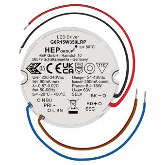 HEP  LED Treiber, Konstantstrom, 300mA, 15W 