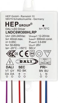 HEP  LED Treiber, Konstantstrom, dimmbar, 200mA, 6W (DALI-2 (DT6)/TouchDim) 