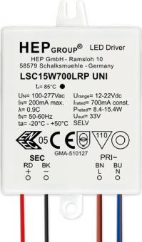 HEP  LED Treiber, Konstantstrom, 350mA, 15W 