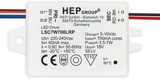 HEP  LED Treiber, Konstantstrom, 150mA, 7W 
