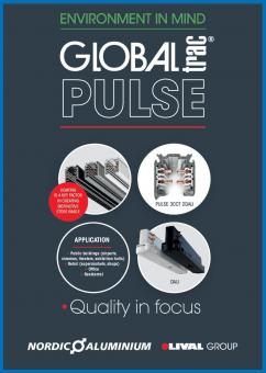 Stromschienensystem GLOBAL Trac Pulse von Nordic Aluminium 