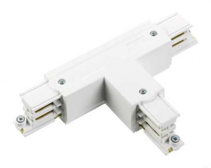 Nordic Aluminium Stromschienensystem XTS 39-3 T-Verbinder, Weiß, T-connector white 