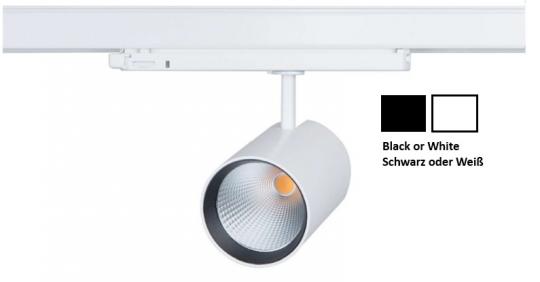 Lival Stromschienenstrahler Klack LED DC 1208 930 PWG8HE 0.75A 30W/3700lm FL (3D 28°) Weiß GA 