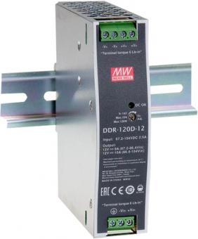 Mean Well DDR-120A-12 DC/DC-Wandler Hutschiene 9-18VDC 12V 8.3A 