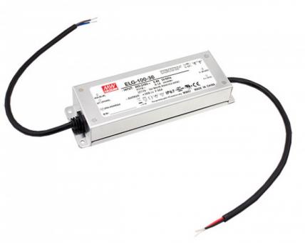 Mean Well ELG-150-12B LED-Treiber IP67 Konstantspannung Konstantstrom dimmbar 100-305VAC 12V 10A 