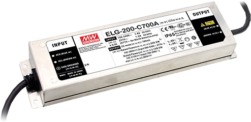 Mean Well ELG-200-C1400A LED-Treiber IP65 Konstantstrom 100-305VAC 71-142V 1.4A 