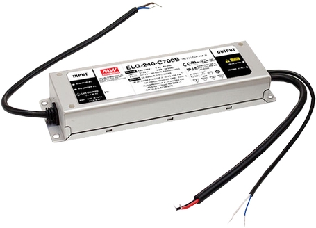 Mean Well ELG-240-C2100DA LED-Treiber IP67 Konstantstrom DALI 100-305VAC 57-115V 2.1A 