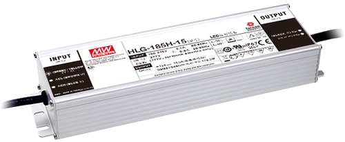 Mean Well HLG-185H-12 LED-Treiber IP67 Konstantspannung Konstantstrom 90-305VAC 12V 13A 