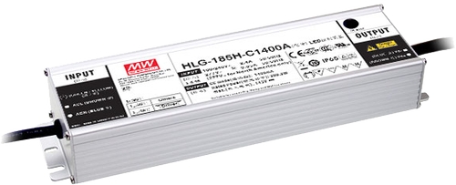 Mean Well HLG-185H-C1050A LED-Treiber IP65 Konstantstrom Konstantstrom 90-305VAC 95-190V 1.05A 