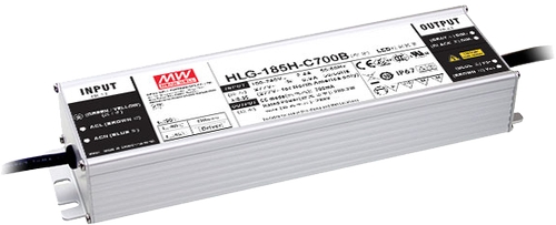 Mean Well HLG-185H-C1050B LED-Treiber IP67 Konstantstrom Konstantstrom dimmbar 90-305VAC 95-190V 1.0 