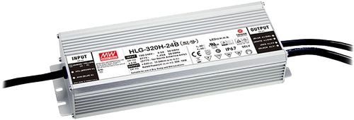 Mean Well HLG-320H-48B LED-Treiber IP67 Konstantspannung Konstantstrom 90-305VAC 48V 6.7A 