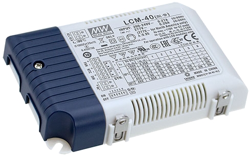 Mean Well LCM-40 LED-Treiber Konstantstrom wählbar über DIP-Schalter Möbelzulassung 180-295VAC 350-1 