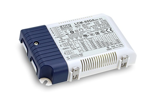 Mean Well LCM-60DA LED-Treiber Konstantstrom wählbar DIP-Schalter DALI Möbelzulassung 180-295VAC 500 