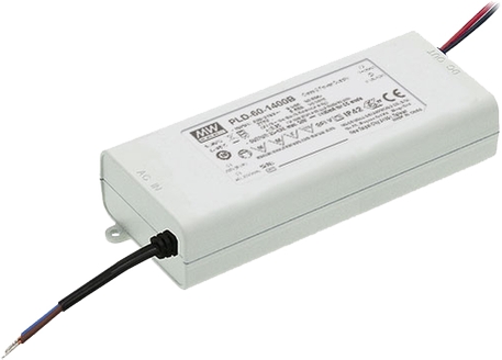 Mean Well PLD-60-1050B LED-Treiber IP42 Konstantstrom 180-295VAC 34-57V 1.05A 