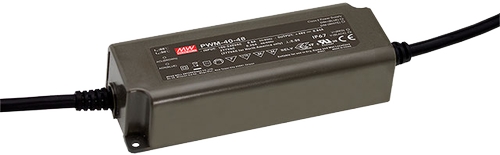 Mean Well PWM-40-24 LED-Treiber IP67 PWM Konstantspannung dimmbar 90-305VAC 24V 1.67A 