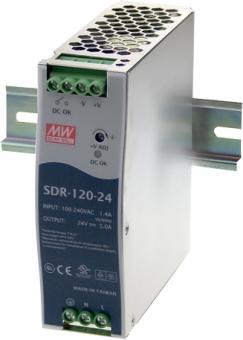 Mean Well SDR-120-48 Hutschienennetzteil DIN Rail 88-264VAC 48V 2.5A 