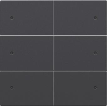 Niko  NIKO Intense Antracite - SET 6xPUSHB. 24V+LED 