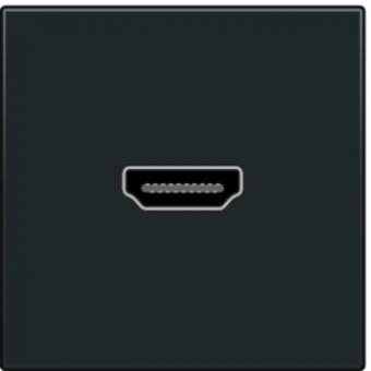 Niko  NIKO Pure Black Steel - SOCK. HDMI-SCREW BLACK 