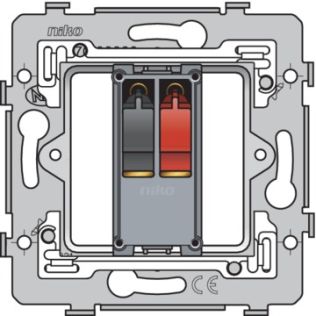 Niko  NIKO Steckdosen 45x45 - FRAME 1x AUDIOCONNECTOR 