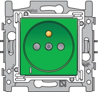 Niko  NIKO Steckdosen 45x45 - SOCKET-OUTL. INDICATOR 