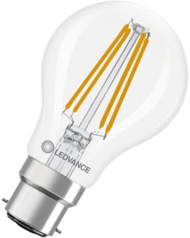 Ledvance LED-Lampe LEDCLA60DIM 5.9W 827 FILCL B22D P / EEK: D 