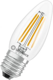 Ledvance LED-Lampe LED CLB40 3.4W 827 FILCL E27 P / EEK: D 