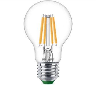 Philips LED-Lampe LED CLA 40W A60 E27 2700K CL UE  / EEK: A 