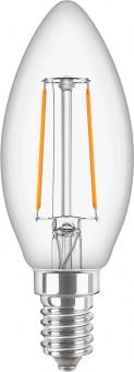 Philips LED-Lampe CorePro LEDCandleND 2-25W E14B35 827CL G / EEK: E 