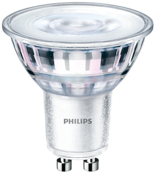 Philips LED-Lampe Corepro LEDspot CLA 3.5-35W GU10 827 36D / EEK: F 