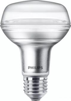 Philips LED-Lampe LED CLA 60W R80 E27 WW 36D ND RF  / EEK: F 
