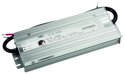 Rutec LED Netzgerät 24V 70-199,2W IP67 dimmbar, 220-240V AC, Phasenanschnitt 